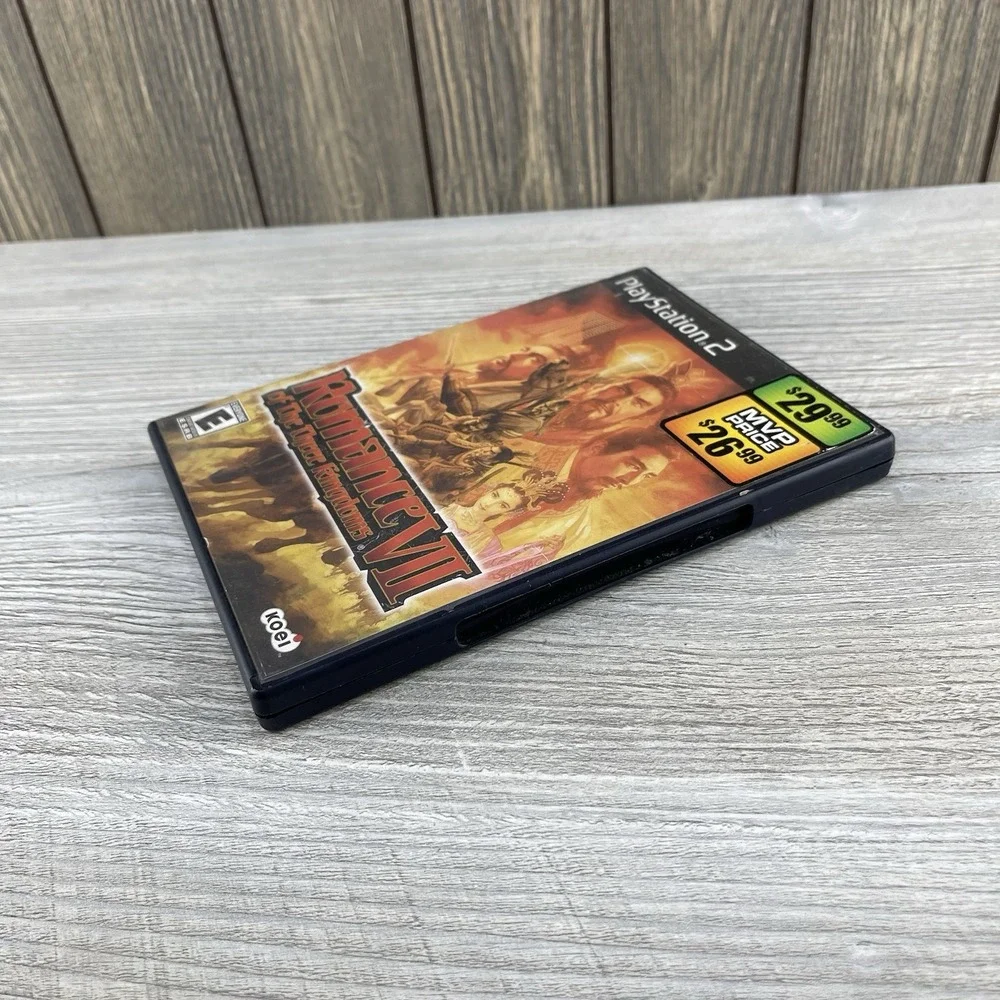 Romance of the Three Kingdoms VII (Sony PlayStation 2, 2002) Tested Working